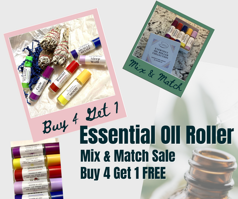 Essential Oil Roller Blends, essential oil for sleep, essential oil for immunity, essential oil for hormones and PMS, essential oil for mood and happiness, essential oil for muscles and cramps.